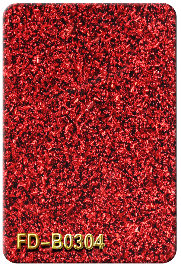 亞克力蔥粉不規則黑底亮片系列FD-B0304